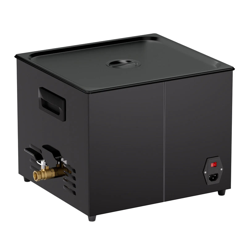 VEVOR 15 l ultraskaņas tīrītājs, 360 W digitāla ultraskaņas tīrīšanas iekārta ar saudzīgo režīmu un uzlabotu degazēšanu, 40 kHz industriāls ultraskaņas tīrītājs ar sildīšanu un taimeri retainieru, juvelierizstrādājumu un instrumentu tīrīšanai