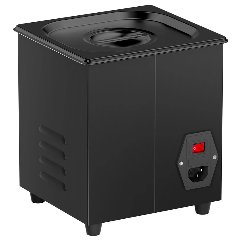 VEVOR 2 l ultraskaņas tīrītājs, 60 W digitāla ultraskaņas tīrīšanas iekārta ar saudzīgo režīmu un uzlabotu degazēšanu, 40 kHz ultraskaņas tīrītājs ar sildīšanu un taimeri juvelierizstrādājumu, briļļu, instrumentu un retainieru tīrīšanai