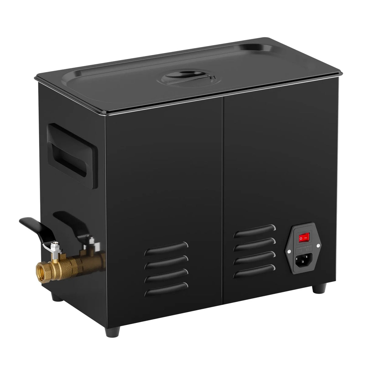 VEVOR 6 L Ultrasonic Cleaner, 180 W Digital Ultrasonic Cleaning Machine with Gentle Mode and Enhanced Degassing, 40 kHz Industrial Ultrasonic Cleaner with Heating and Timer for Jewellery, Retainers and Tools