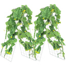 A-veida gurķu režģis 89 × 140 см salokāms metāla dārza režģis