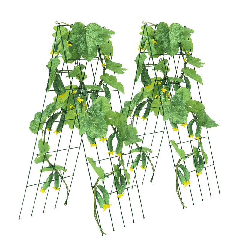 A-veida gurķu režģis 99 × 81 см salokāms metāla dārza režģis