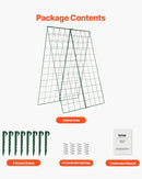 A-veida salokāms metāla dārza gurķu režģis 117 × 81 см