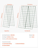A-veida salokāms metāla dārza gurķu režģis 117 × 81 см