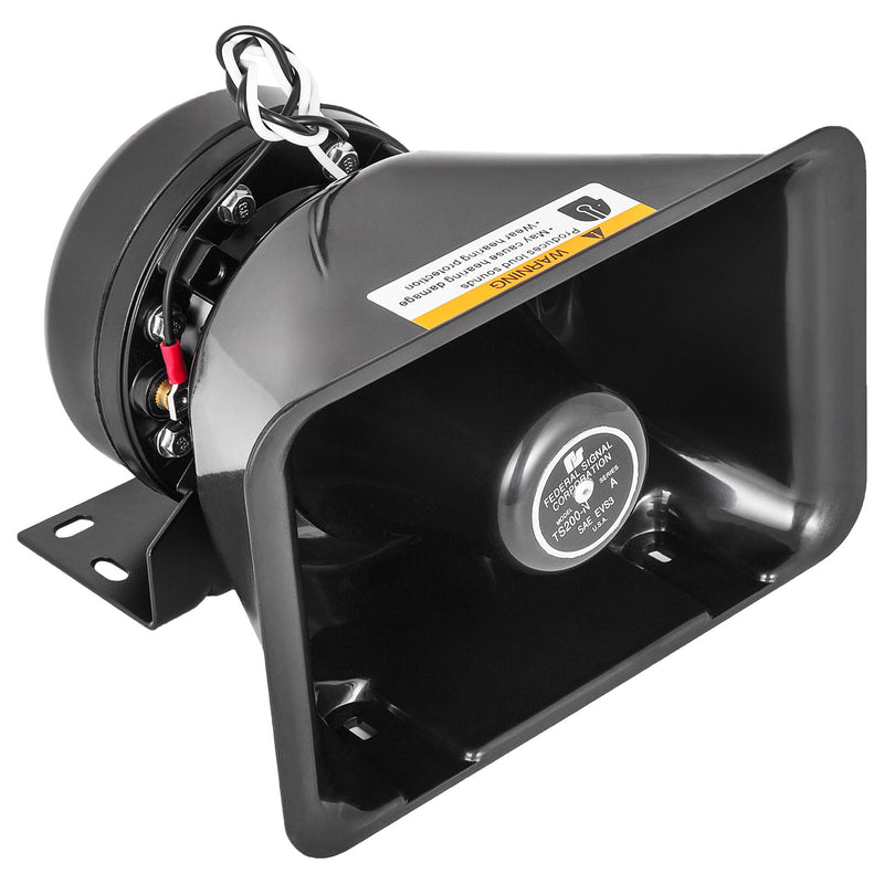 VEVOR 200 W automašīnas brīdinājuma signāls ar 7 skaņām, mikrofonu un PA sirēnas skaļruni - avārijas brīdinājuma sistēma