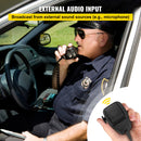 VEVOR 200W Policijas Sirēnas ar 9 signālu toniem, Automašīnas brīdinājuma skaņas signāls ar Rokas mikrofons, Gaismas vadības slēdži, Avārijas Elektroniskā PA Sistēma Automašīnām un Ugunsdzēsības Mašīnām