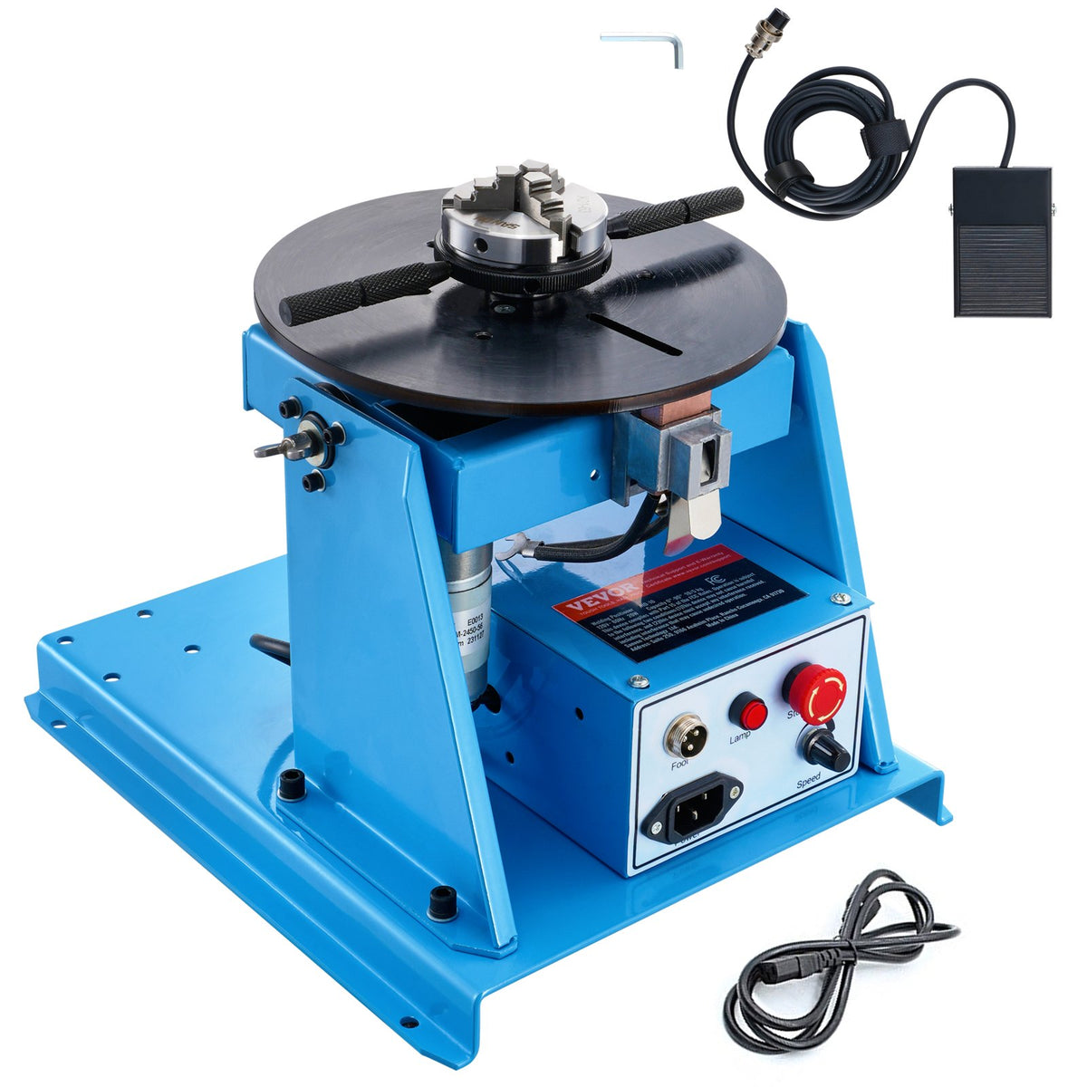 VEVOR Rotary Welding Positioner 10 kg, 0–90°, 1–12 rpm