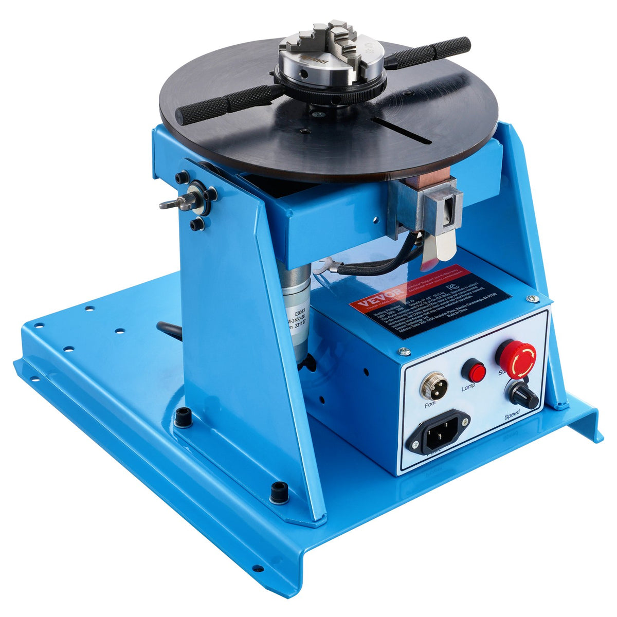 VEVOR Rotary Welding Positioner 10 kg, 0–90°, 1–12 rpm