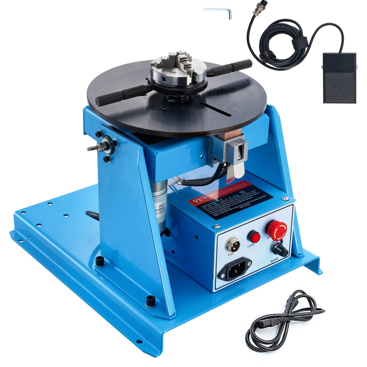 VEVOR Rotary Welding Positioner 10 kg, 0–90°, 1–12 rpm