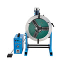 VEVOR rotējošais metināšanas pozicionētājs, 200 kg celtspēja, –45° līdz 90° slīpuma leņķis, metināšanas rotācijas galds ar 0,5–5 apgr./min ātruma regulēšanu, elektriskā vadība un kājas pedālis, paredzēts griešanai, slīpēšanai un montāžai