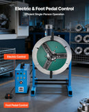 VEVOR rotējošais metināšanas pozicionētājs, 200 kg celtspēja, –45° līdz 90° slīpuma leņķis, metināšanas rotācijas galds ar 0,5–5 apgr./min ātruma regulēšanu, elektriskā vadība un kājas pedālis, paredzēts griešanai, slīpēšanai un montāžai