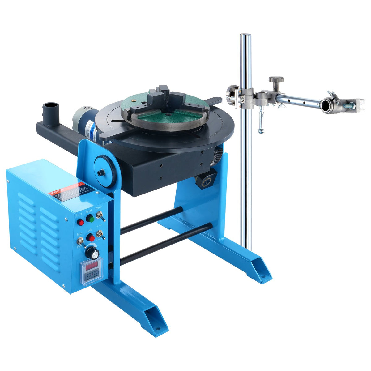 VEVOR Rotary Welding Positioner 50 kg, 0–90°, 0.5–6 rpm, 120 W, with 315 mm Chuck