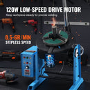 VEVOR metināšanas pozicionētājs 50 kg, 0-90° rotējošs galds, 0,5-6 apgr./min