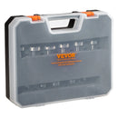 VEVOR Forstnera urbju komplekts, 16 gab., 6,4–41,3 mm, oglekļa tērauds, ar universālu apaļu kātu, Forstnera urbji kokam un kompozītmateriālu plāksnēm, paredzēti kokapstrādei