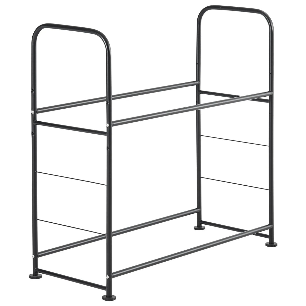 Tyre rack with 2 shelves for up to 8 standard tyres