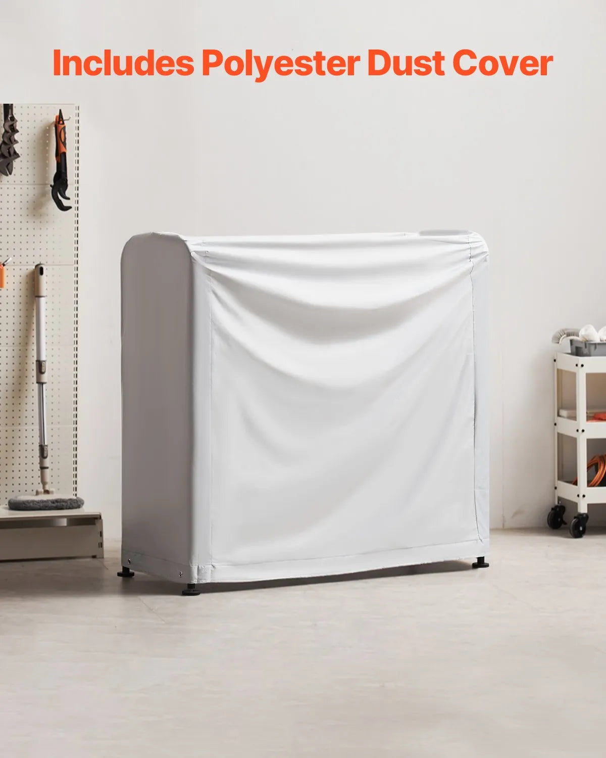 Tyre rack with 2 shelves for up to 8 standard tyres