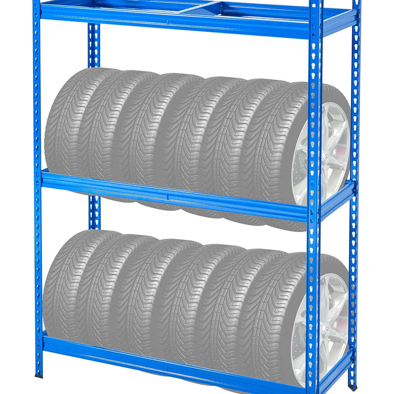 Riepu plaukts ar 2 plauktiem – ietilpība līdz 12 standarta riepām