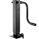 VEVOR smagas slodzes piekabes domkrats 5443 kg, sānu roktura kvadrātveida tiešai piekausēšanai paredzēts domkrats ar kloķa rokturi, regulējama nolaižama kāja, pacelšanas gājiens 674 mm kemperu, utilitāro un jahtu piekabēm