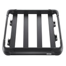 VEVOR jumta bagāžnieka grozs 1219 × 1016 × 142 mm, universāls auto jumta bagāžas turētājs no pretrūsas leģētā tērauda ar vēja deflektoru un 104 mm augstām malām, slodze līdz 68 kg, piemērots SUV un vieglajām automašīnām - ZEMLETES.LV