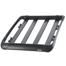 VEVOR jumta bagāžnieka grozs 1219 × 1016 × 142 mm, universāls auto jumta bagāžas turētājs no pretrūsas leģētā tērauda ar vēja deflektoru un 104 mm augstām malām, slodze līdz 68 kg, piemērots SUV un vieglajām automašīnām - ZEMLETES.LV