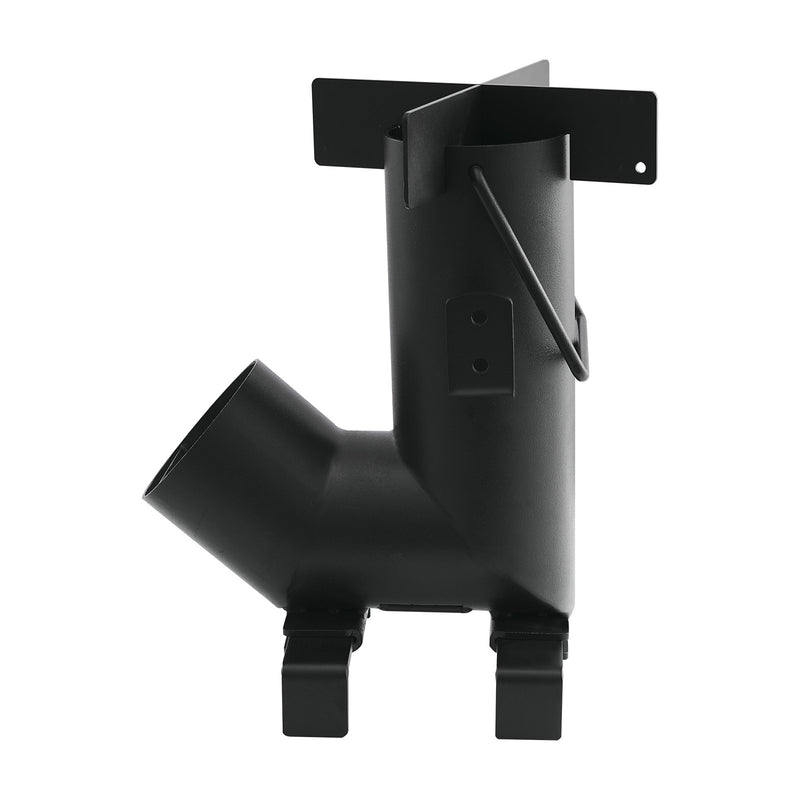 VEVOR kempinga raķešu krāsns, pārnēsājama malkas krāsns ar pārnēsāšanas somu, izgatavota no oglekļa tērauda, piemērota malkas, zariņu un skaliņu dedzināšanai, ideāla āra gatavošanai, kempingam un sildīšanai, melna krāsa