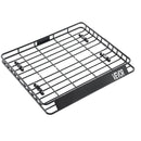 VEVOR jumta bagāžnieka grozs 1092 × 1270 × 104 mm, universāls auto jumta bagāžas turētājs no pretrūsas leģētā tērauda ar vēja deflektoru un 104 mm augstām malām, slodze līdz 68 kg, piemērots SUV un vieglajām automašīnām - ZEMLETES.LV
