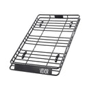 VEVOR jumta bagāžnieka grozs 1626 × 991 × 104 mm ar 1120 × 870 × 260 mm kravas somu, universāls auto jumta bagāžas turētājs ar tīklu un spriegošanas siksnām, slodze līdz 113,4 kg, piemērots SUV, kravas un vieglajām automašīnām - ZEMLETES.LV