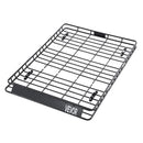 VEVOR jumta bagāžnieka grozs 1626 × 1270 × 104 mm ar diviem 900 × 1000 mm kravas tīkliem, universāls auto jumta bagāžas turētājs no pretrūsas leģētā tērauda ar 104 mm augstām malām, slodze līdz 68 kg, piemērots SUV, kravas un vieglajām automašīnām - ZEMLETES.LV