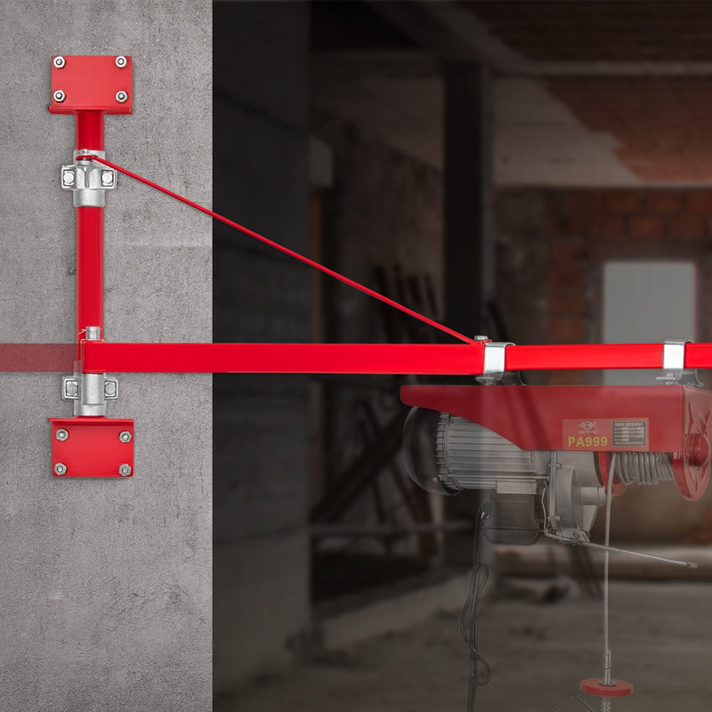 VEVOR elektriskā pacēlāja atbalsta roka, 600 kg, 180° rotējoša, tērauda rāmis