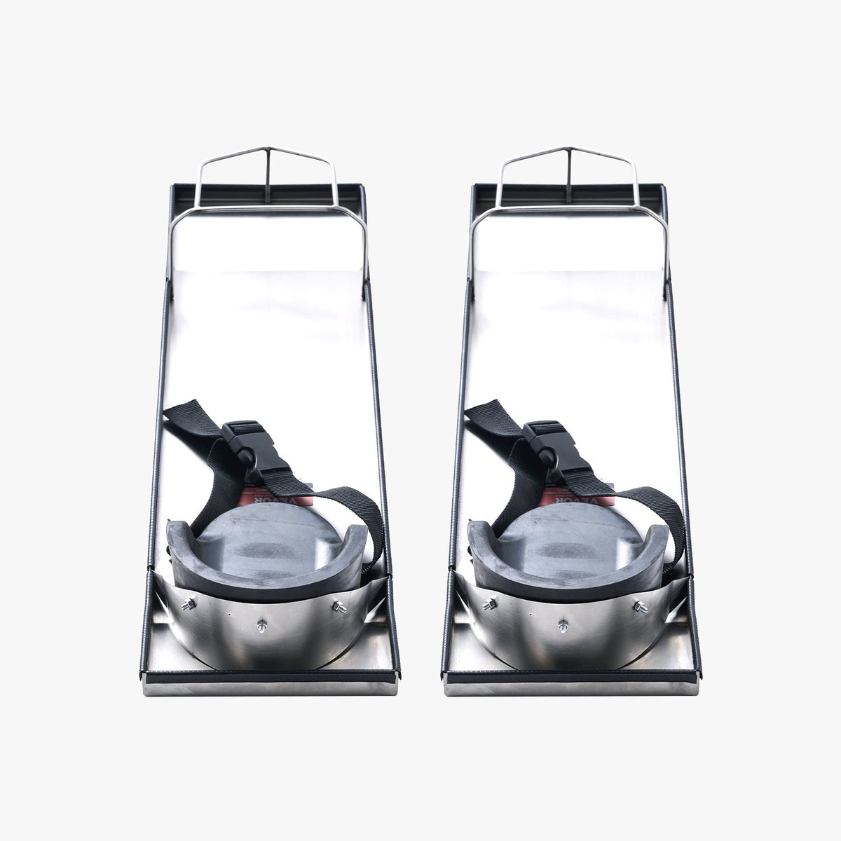 VEVOR 70 x 20 cm Stainless Steel Edge Guards with Fastening Straps for Concrete and Cement Finishing Work