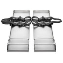 VEVOR 75x20 cm ceļgalu aizsargi no nerūsējošā tērauda un ar 2 stiprināšanas siksniņām cementa un betona apdares darbos