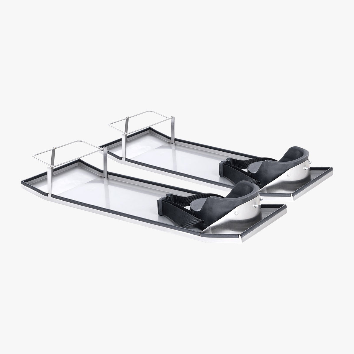 VEVOR 76.2 × 25.4 cm Stainless Steel Knee Kickers with Fastening Straps for Concrete and Cement Finishing Work