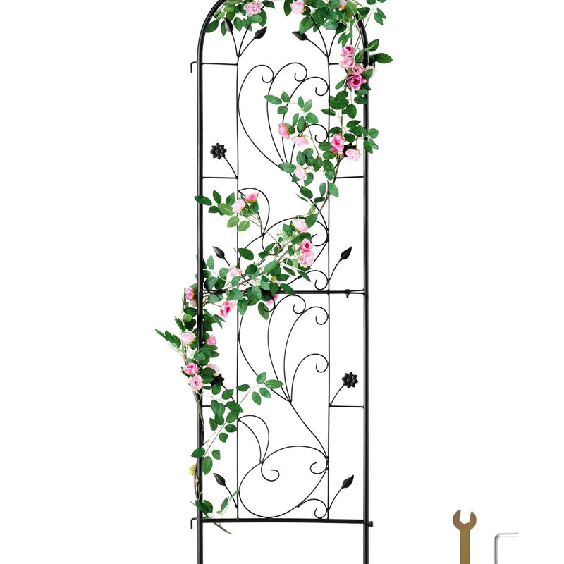 Metāla dārza režģis vīteņaugu atbalstam, 152 × 38 см, pretrūsas