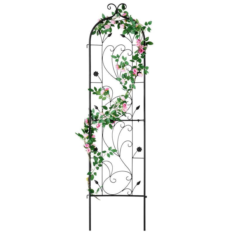 Metāla dārza režģis vīteņaugu atbalstam, 152 × 38 см, pretrūsas