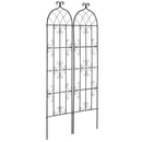 2 габ. метала дарза режги витенаугу атбалстам, 180 × 51 см, pretrūsas