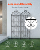 2 габ. метала дарза режги витенаугу атбалстам, 180 × 51 см, pretrūsas