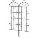 2 габ. метала дарза режги витенаугу атбалстам, 180 × 51 см, pretrūsas