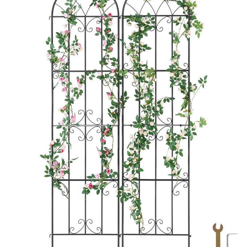 2 габ. метала дарза режги витенаугу атбалстам, 221 × 51 см, претрусас