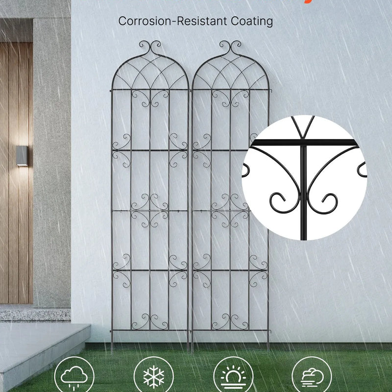 2 габ. метала дарза режги витенаугу атбалстам, 221 × 51 см, претрусас