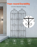 2 габ. метала дарза режги витенаугу атбалстам, 221 × 51 см, претрусас