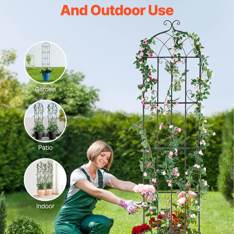 2 габ. метала дарза режги витенаугу атбалстам, 221 × 51 см, претрусас