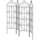 4 габ. метала дарза режги витенаугу атбалстам, 180 × 51 см, pretrūsas