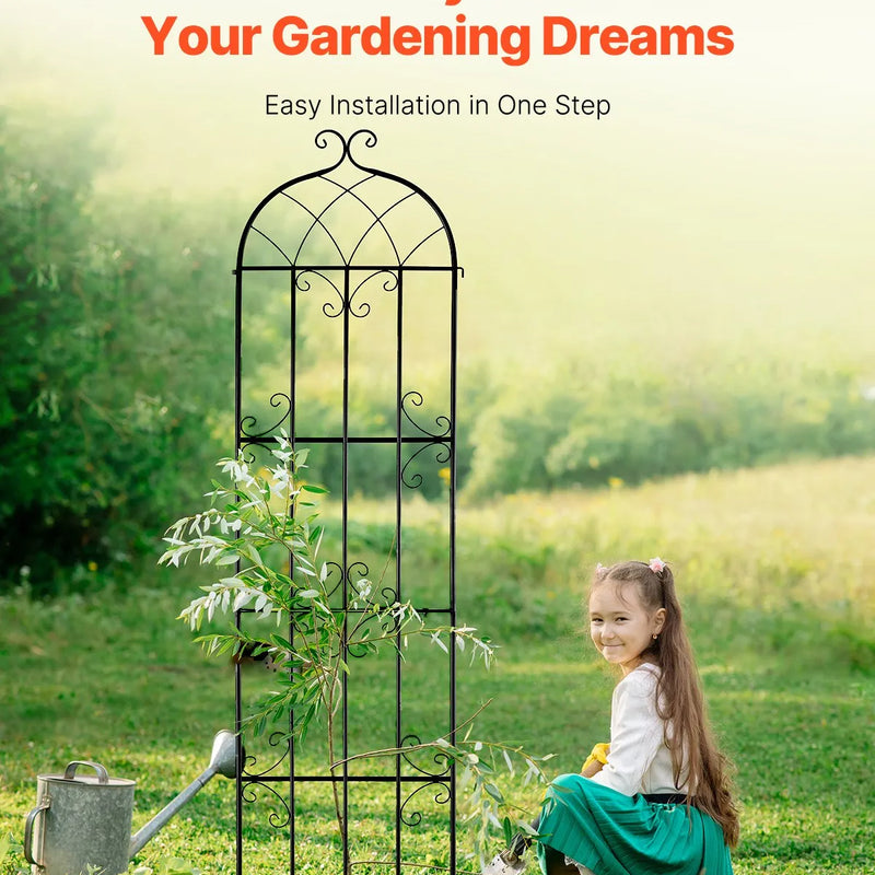 4 габ. метала дарза режги витенаугу атбалстам, 221 × 51 см, pretrūsas