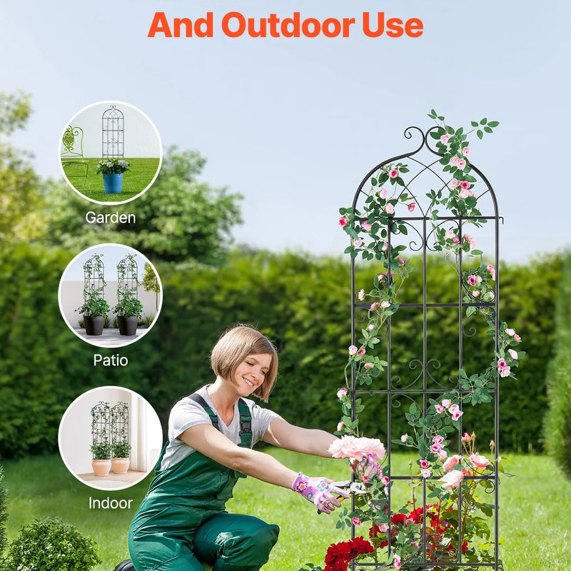 4 габ. метала дарза режги витенаугу атбалстам, 180 × 51 см, pretrūsas