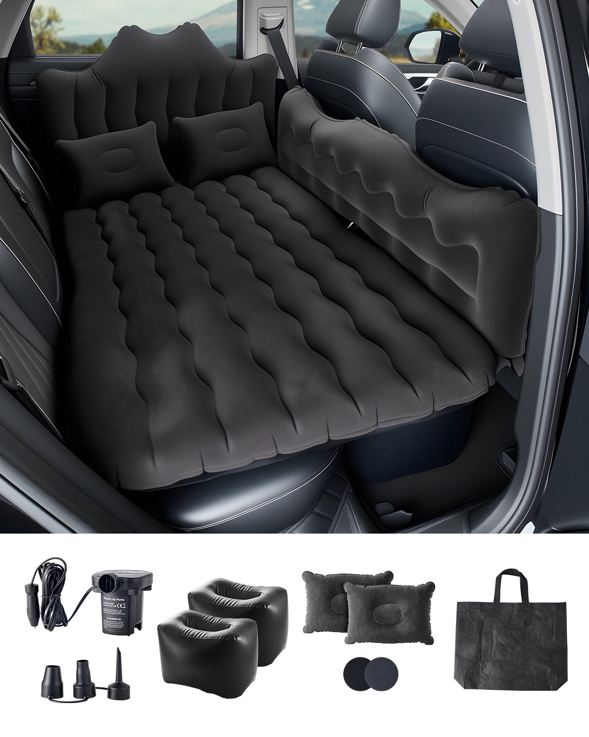 VEVOR Inflatable Car Mattress for Camping and Travel – Suitable for SUV, MPV, Sedans