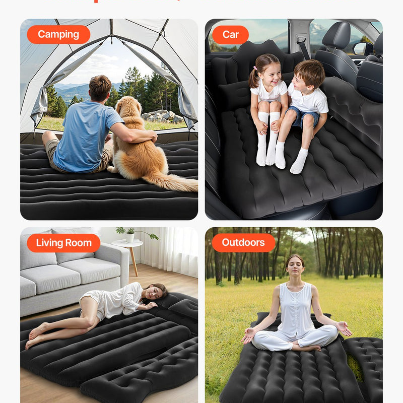 VEVOR piepūšamais auto matracis kempingam un ceļošanai - piemērots SUV, MPV, sedaniem
