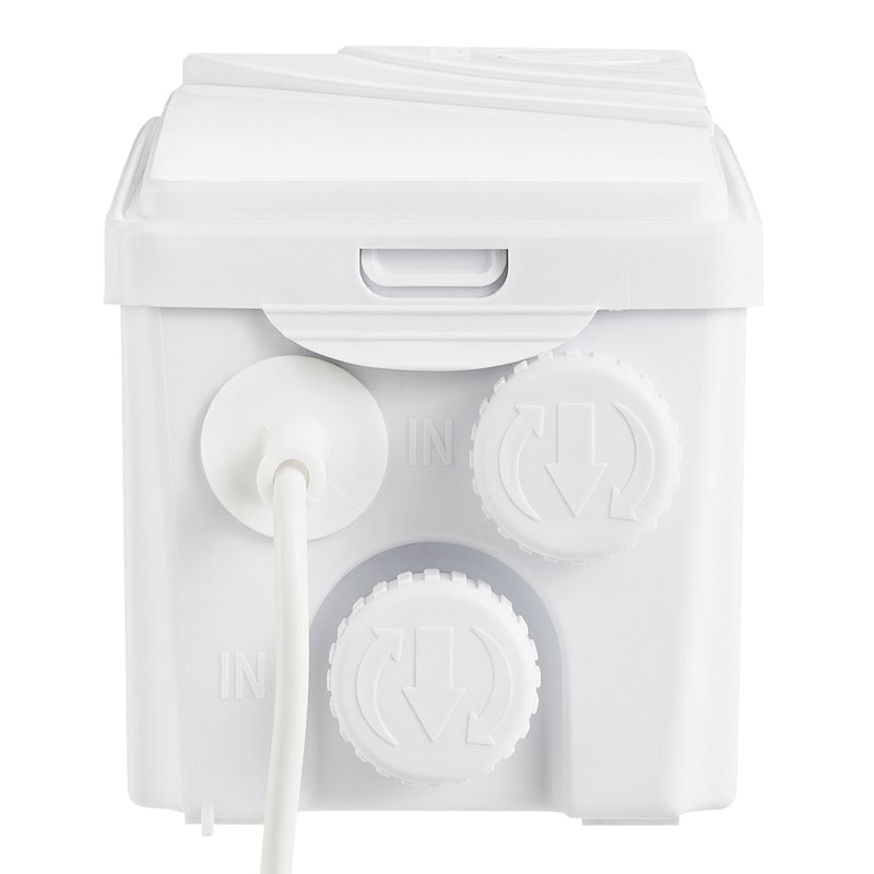 VEVOR Мацератор Kanalizācijas Sūknis 350W, 6000 L/h, 7 M Izplūdes Galva, 3 Ūdens Ieloki