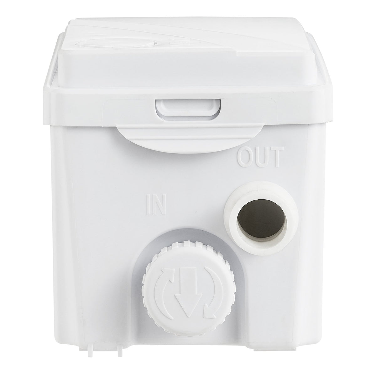 VEVOR Macerator Sewage Pump 350W, 6000 L/h, 7 M Discharge Head, 3 Water Inlets