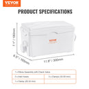 VEVOR Мацератор Kanalizācijas Sūknis 350W, 6000 L/h, 7 M Izplūdes Galva, 3 Ūdens Ieloki