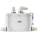 VEVOR kanalizācijas smalcinātājsūknis 500 W, plūsma līdz 110 l/min, pacelšanas augstums līdz 8 m, ar 4 ūdens ieplūdēm, notekūdeņu pacelšanas iekārta virtuvei, pagrabam, dušai, izlietnei, veļas mazgātavai un vannai
