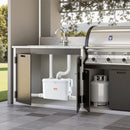 VEVOR kanalizācijas smalcinātājsūknis 500 W, plūsma līdz 110 l/min, pacelšanas augstums līdz 8 m, ar 4 ūdens ieplūdēm, notekūdeņu pacelšanas iekārta virtuvei, pagrabam, dušai, izlietnei, veļas mazgātavai un vannai